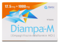 Diampa-M Tab 12.5mg/1000mg, Diampa-M Tab 12.5mg/1000mg buy online, Diampa-M Tab 12.5mg/1000mg price in Pakistan